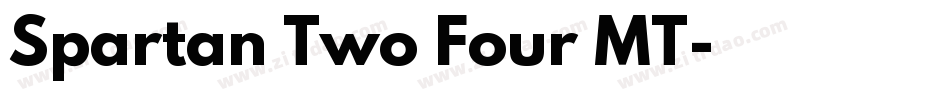 Spartan Two Four MT字体转换